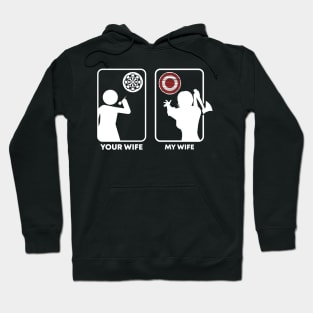 Cool Axe Throwing Wife Hoodie